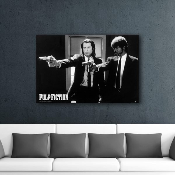 Pulp Fiction - Black and White Guns