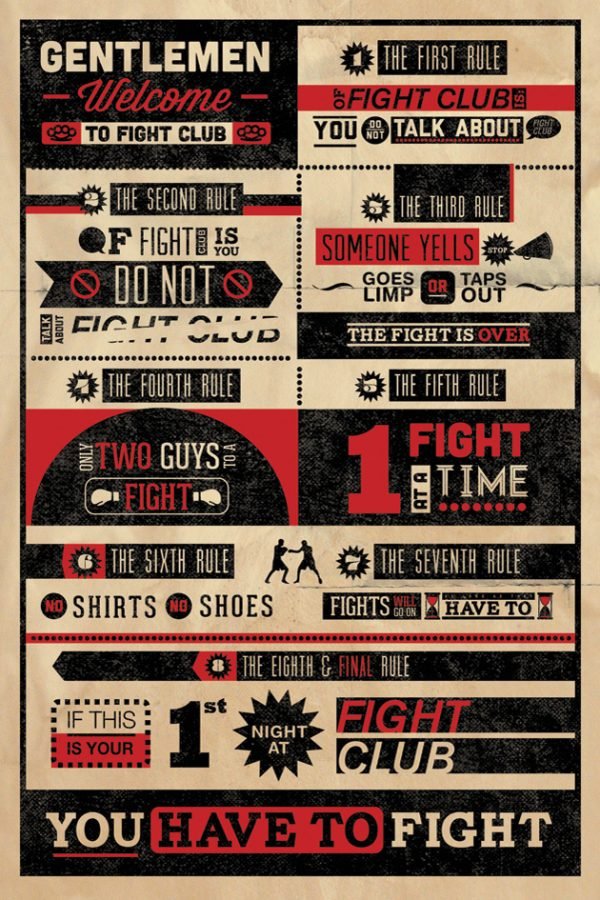 Fight Club Rules Infographic